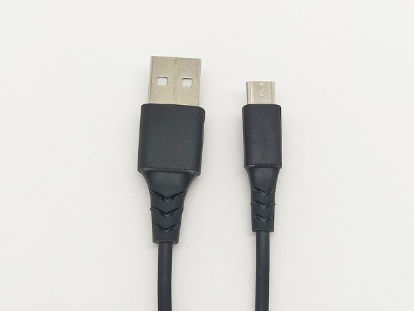 黑色PVC Micro USB數(shù)據線，安卓數(shù)據線定制廠家
