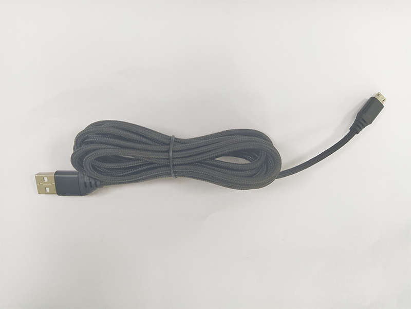 3米2A布藝編織安卓數(shù)據(jù)線，安卓數(shù)據(jù)線定制廠家