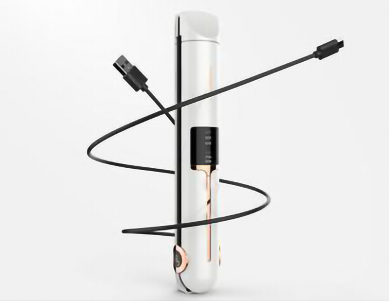 學生直板夾USB充電數據線，聯鑫德誠USB數據線定制廠家